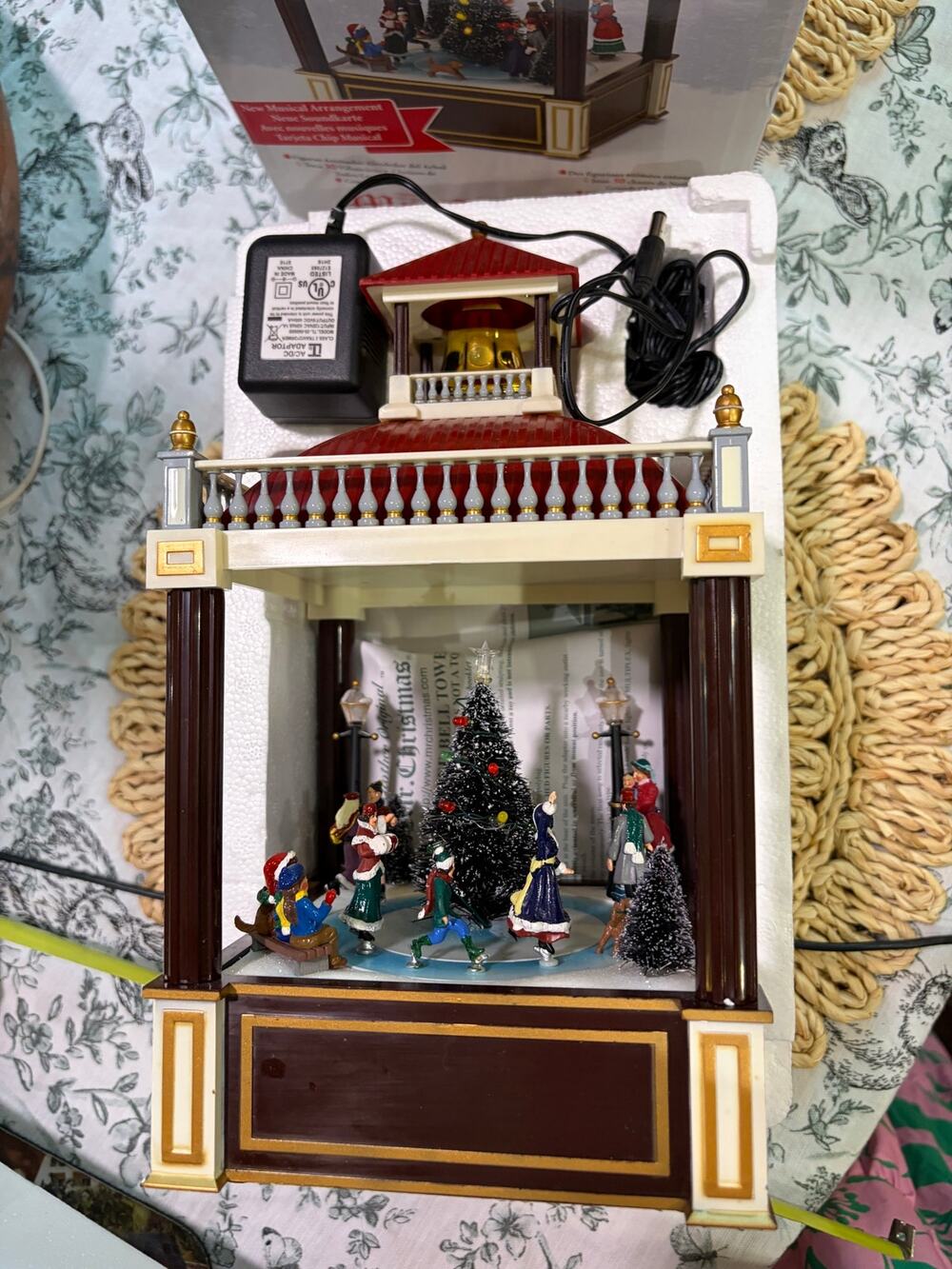 Vintage 2003 Mr Christmas animated musical bell tower style #15546 NEW
